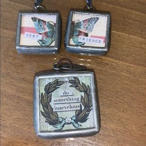 Jewel kade charms set of 3 best friends